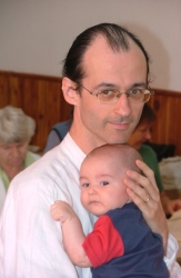 Bruno kun François, Metz, julio 2007